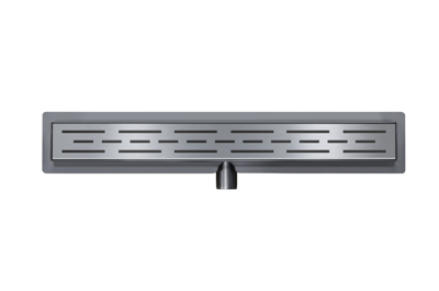 Douchegoot Wiesbaden Met Flens 90x7cm 6.7cm Diep Gunmetal