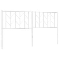 Hoofdbord 160 cm metaal wit - thumbnail