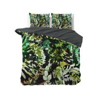 Dekbedovertrek Leafio - Fotoprint - Met knoopsluiting, incl. kussenslopen - Groen - Lits-jimeaux 240 x 220 cm + 2 slopen - thumbnail