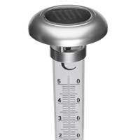 Buitenthermometer Solino met zonne-verlichting 109 cm - thumbnail