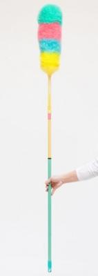 Plumeau met uitschuifsteel 80-110cm