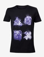 Playstation - Graffiti Controller Buttons T-Shirt - thumbnail