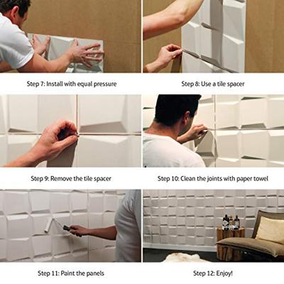 WallArt 12 st wandpanelen 3d ga-wa01 gaps