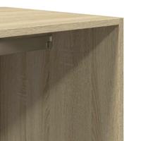 Kledingkast 80x50x200 cm bewerkt hout sonoma eikenkleurig - thumbnail