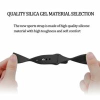 Rubberen sportband - Roomwit - Xiaomi Redmi Watch 5 Active / Redmi Watch 5 Lite - thumbnail