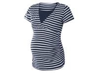 esmara Zwangerschapsshirt (strepen/marineblauw, S (36/38)) - thumbnail