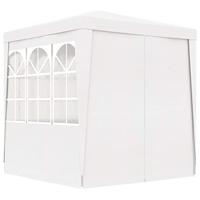 VidaXL Partytent met zijwanden professioneel 90 g/m² 2x2 m wit - thumbnail