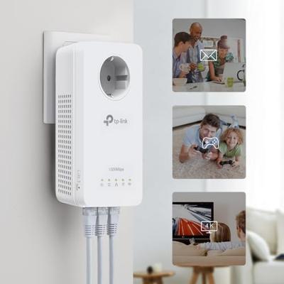 TP-Link TL-WPA8631P AV1300 Gigabit Passthrough Powerline ac Wi-Fi Extender Powerline Wit - thumbnail