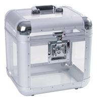 ROADINGER Record Case ALU 75/25, rounded, acryl - thumbnail