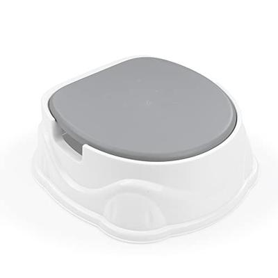Dolu 3-in-1 educatief plaspotje met toiletverkleiner wit/grijs Dolu 3-in-1 educatief plaspotje met toiletverkleiner wit/grijs