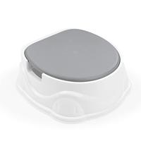 Dolu 3-in-1 educatief plaspotje met toiletverkleiner wit/grijs - thumbnail