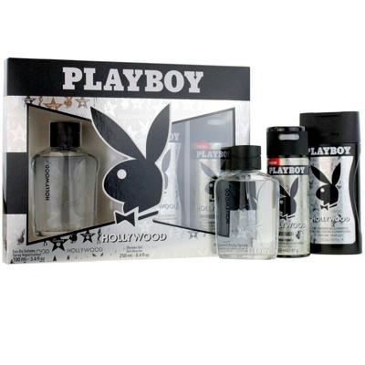 Playboy Giftset Hollywood EDT+Deo+SG
