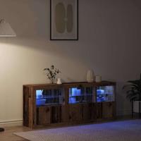 Dressoir Oud hout 162 x 37 x 67 cm Bewerkt hout - thumbnail