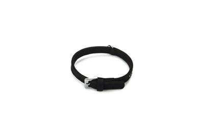 Beeztees Buffalo - Halsband Hond - Leer - Zwart - 23-29 cm