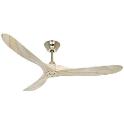 CasaFan ECO GENUINO 152 MG-NT Plafondventilator 16.6 W (Ø x h) 1520 mm x 285 mm Messing Met afstandsbediening, Met wintermodus CasaFan ECO GENUINO 152 MG-NT Plafondventilator 16.6 W (Ø x h) 1520 mm x 285 mm Messing Met afstandsbediening, Met wintermodus