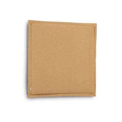 Kave Home Hoofdbord 'Tanit' 106 x 106cm, kleur Mosterdgeel Kave Home Hoofdbord 'Tanit' 106 x 106cm, kleur Mosterdgeel