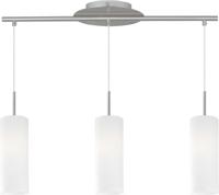 Eglo HanglampTroy 3 3-lichts metaalgrijs met wit - 85978 - thumbnail
