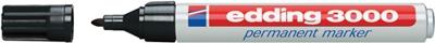 Edding 3300 4-3300001 Permanent marker Zwart Watervast: Ja