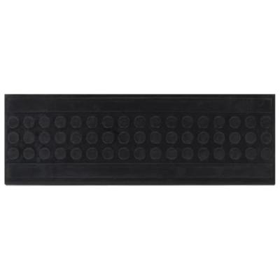 VidaXL Trapmatten 10 st 25x75 cm rubber