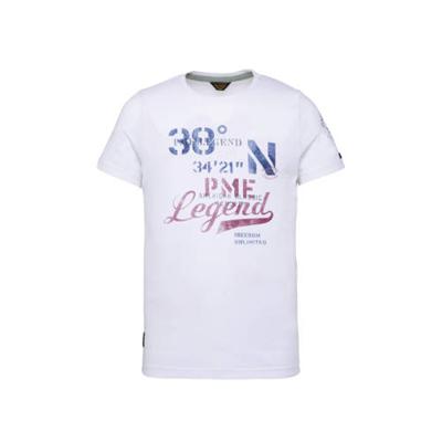 Short sleeve r-neck single jersey bright white