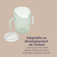 Difrax LOVI Genius Cup Oefenbeker Pistachio - thumbnail