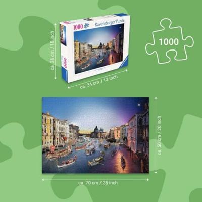 Ravensburger legpuzzel venetie van dag naar nacht - 1000st.