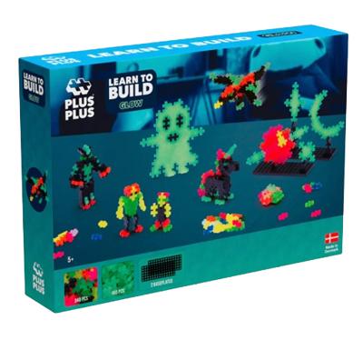 Plus Plus Learn to build glow plus-plus: 500 stuks (3928)