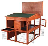 TRIXIE NATURA KONIJNENHOK XL MET REN 135X115X112 CM - thumbnail