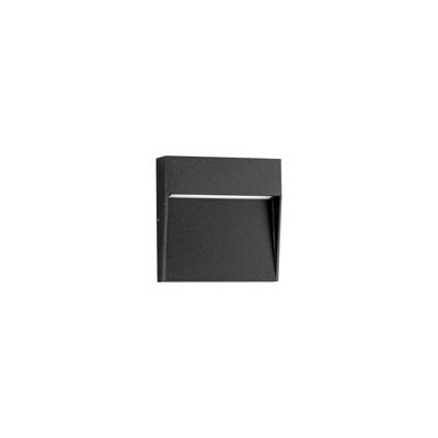 Lyora Vierkante wandlampToby design zwart - 9030811