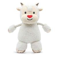 CROCI LITTLE RAM PLUCHE MET TOUW WIT - thumbnail