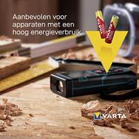 Varta Longlife Max Power AAA Micro LR03 Batterij (verpakking met 4 stuks) Alkaline Batterijenideaal voor speelgoed en dagelijks gebruikte apparaten, rood - thumbnail