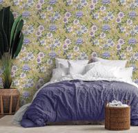 Dutch Wallcoverings Amazonia - Passiflora Ochre - Oker - thumbnail
