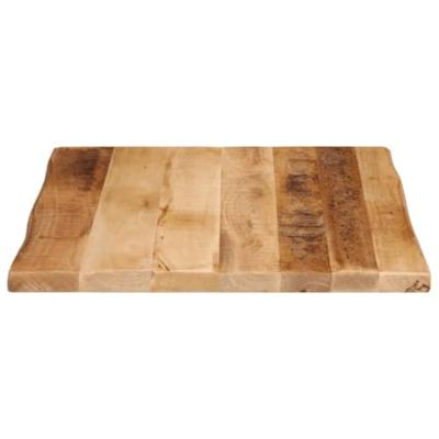 Tafelblad met natuurlijke rand 60x60x2,5 cm massief mangohout