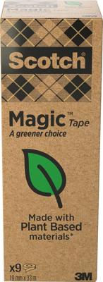 Plakband scotch magic 900 19mmx33m onzichtbaar mat