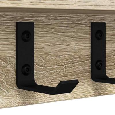 Wandgemonteerde kapstok Sonoma eiken 100 x 10.5 x 10.5 cm Wandgemonteerde kapstok Sonoma eiken 100 x 10.5 x 10.5 cm