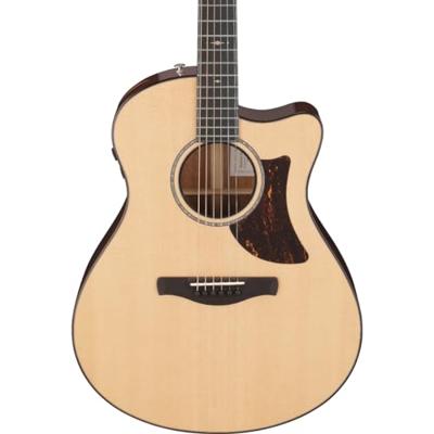 Ibanez AAM700CE Platinum Collection Natural High Gloss elektrisch-akoestische westerngitaar met hardshell case