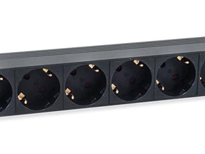 Equip 333286 energiedistributie 8 AC-uitgang(en) 1U Zwart