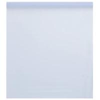 VidaXL Raamfolie statisch mat transparant wit 60x1000 cm pvc - thumbnail