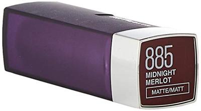 Maybelline Color Sensational Lipstick The Plums - 885 Midnight Merlot - Plum, Paars - Glanzende Lippenstift