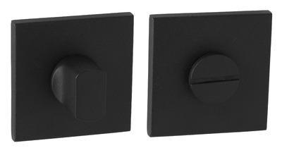 WC-sluiting 6/7mm stift ZN 52x52x5mm zwart WC-sluiting 6/7mm stift ZN 52x52x5mm zwart