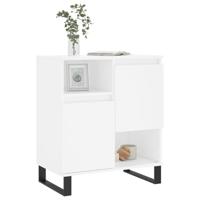 Dressoir 60x35x70 cm bewerkt hout wit - thumbnail