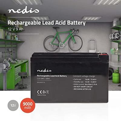 Nedis Oplaadbare Loodaccu | Lead-Acid | 12 V | 9000 mAh | 1 stuks - BALA900012V BALA900012V