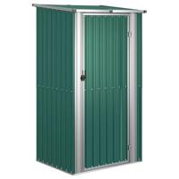 VidaXL Tuinhuis groen 118,5x97x209,5 cm gegalvaniseerd staal - thumbnail