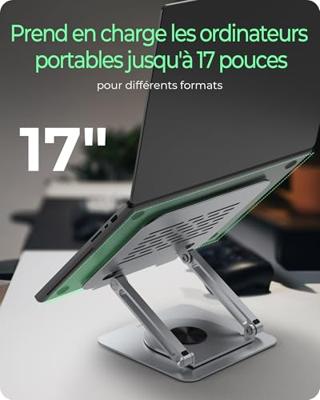 ICY BOX IB-NH300-R Laptopstandaard Zilver 43,2 cm (17 )