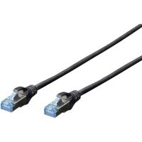 Digitus DK-1522-030/BL RJ45 Netwerkkabel, patchkabel CAT 5e F/UTP 3.00 m Zwart Verdraaide paren 1 stuk(s) - thumbnail