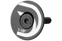 Deda Flat Top Cap & Bolt 1 1/8” - Zwart - thumbnail