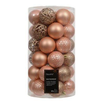 Kerstbal kunststof d6 cm pch prl 37 st Decoris - Decoris Kerstbal kunststof d6 cm pch prl 37 st Decoris - Decoris