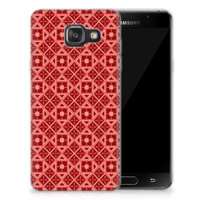 Samsung Galaxy A3 2016 TPU bumper Batik Rood Samsung Galaxy A3 2016 TPU bumper Batik Rood