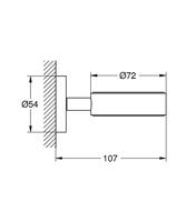 Grohe Essentials glas/zeephouder Chroom - thumbnail