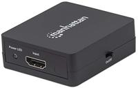 Manhattan 207652 2 poorten HDMI-splitter 1920 x 1080 Pixel Zwart - thumbnail